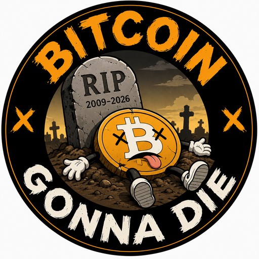 Bitcoin Gonna Die Logo